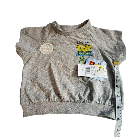 Disney Pixar Toy Story Toddler T-Shirt 18M Gray Short SleeveTagless for comfort - Picture 6 of 10